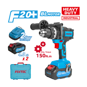 Taladro de Impacto Inalámbrico FIXTEC de 20V con Batería Recargable de Iones de Litio - Product Image 1