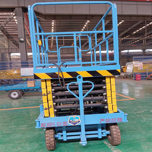 <span class=keywords><strong>Table</strong></span> élévatrice mobile électrique Cherry Picker Man Lifter Chariot élévateur à ciseaux hydraulique Plate-forme élévatrice aérienne manuelle mobile - Product Image 5