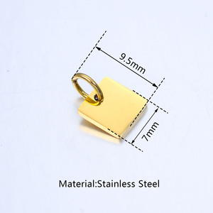 Vente en gros <span class=keywords><strong>CoMade</strong></span> Works : Plaques en acier inoxydable poli, électroplaquées, modernes, à une face, pour la découpe, la fabrication de bijoux DIY et l'artisanat métallique - Product Image 5