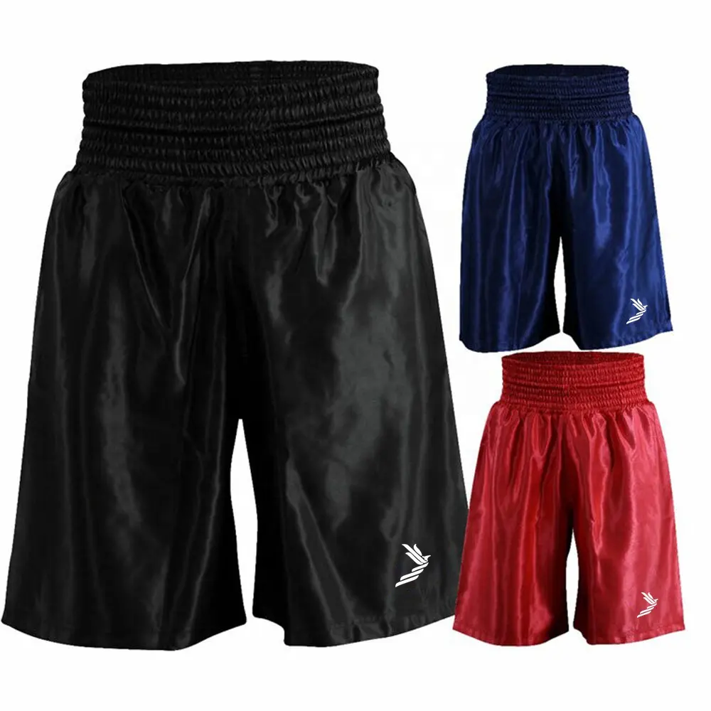 Custom Volledig Gesublimeerd Rood Blauw Zwart Wit Kick Boksbroek Shorts