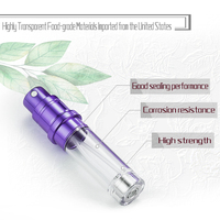 Mini flacon de parfum en aluminium, 5ml, atomiseur pour remplissage de bouteille, de voyage, cosmétique
