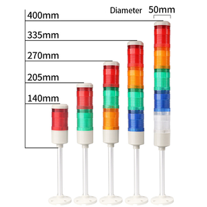 Công nghiệp ba màu nhấp nháy dẫn đèn giao thông tháp nhiều lớp cảnh báo còi báo động an ninh chỉ báo tín hiệu ngăn xếp ánh sáng - Product Image 2