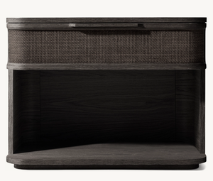 Modern Night Stand Cabinet Luxury Nightstand Solid Wood <strong>Teak</strong> <strong>Bedside</strong> <strong>Table</strong> - Product Image 4