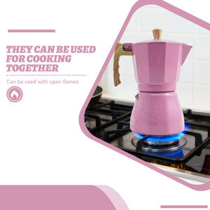 <span class=keywords><strong>Cafetière</strong></span> Moka Expresso Rose pour Camping et Maison, Vente en Gros, Type <span class=keywords><strong>Bialetti</strong></span>, Petite Moka Pot pour Cadeau, 3 <span class=keywords><strong>tasses</strong></span>, <span class=keywords><strong>6</strong></span> <span class=keywords><strong>tasses</strong></span>, 150ml, 300ml - Product Image 5