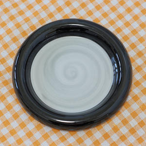 Plato Redondo <span class=keywords><strong>de</strong></span> Cerámica con Borde Grueso, Plato Creativo para Comida Occidental, Plato para Aperitivos, Vajilla Europea, Cerámica para Platos Principales, Utensilios <span class=keywords><strong>de</strong></span> Cocina - Product Image 6