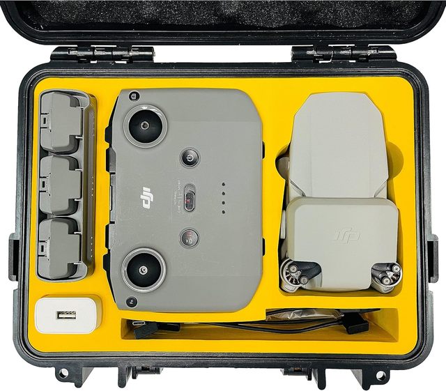 Amazear Waterproof Mini 4k for Hard Case for DJI Mini 4k Drones Accessories Carrying Shell