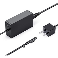 Chargeur Microsoft Surface Pro 65W en gros pour Surface Pro 8 7 6 5 4 X Laptop 4 3 2 1 Go Book 15V 4A 6 broches