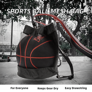 Sac à dos de sport imperméable à cordon en maille pour ballons de basketball, football, volleyball, baseball - Product Image 2