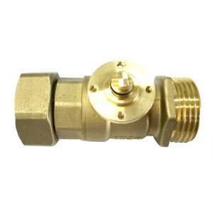 DN15 DN25 katup bola pengukur air kuningan tempa dengan mur putar untuk koneksi rumah dan jaringan pengukur minum - Product Image 3