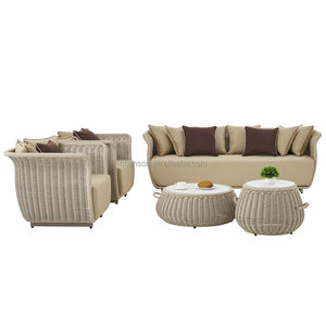 Muebles para el hogar de lujo de diseño moderno al aire libre salón Villa sofá jardín cuerda sofá de alta calidad - Product Image 4