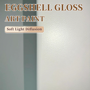 Silky Biophilic Crystalline Eggshell Finish Art <strong>Paint</strong> Wall Coating Striping Biodegradable Rainproof Balcony Villa - Product Image 1