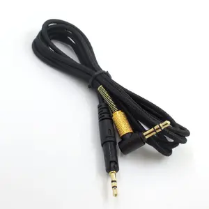 带音量控制的ATH-M50X M40X M70X M60X耳机麦克风电缆的替换音频电缆