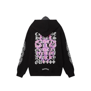 Nueva Sudadera con <span class=keywords><strong>Capucha</strong></span> Chrome Heart de Alta Calidad, Bordada e Impresa, 100% Algodón, Estilo Urbano Europeo Americano, Unisex, Corte Holgado - Product Image 5