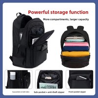 Sac à dos imperméable en denim unisexe 2024 Nouveau Durable 20-35L Logo personnalisé Grande capacité Voyage Étudiant Affaires Ordinateur École