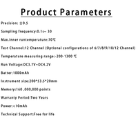 TTS-X8 Furnace Temperature for Instrument Vacuum Oven Tunnel UV Furnace Temperature Curve Optimization 0.5 Accuracy 0.1s
