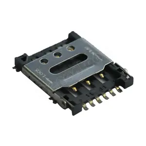 Denentech novo produto NanoSIM H1.40 7P Conector automotivo blindado do conector do cartão com interruptor em estoque