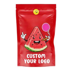 Custom Printed 3.5g Smell Proof Mylar <b>Bags</b>, Aluminum <b>Stand</b> up Ziplock Pouches for Food Packaging - Product Image 2