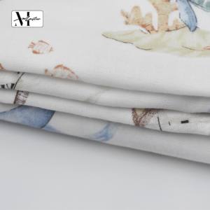 Vêtements pour bébés sans produits chimiques, bavoirs, langes, ensembles de literie, hypoallergéniques, durables, certifiés GOTS, en coton et <span class=keywords><strong>bambou</strong></span> imprimé - Product Image 5