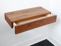Étagère flottante en bois blanc personnalisée avec compartiment secret pour argent, coffre-fort dissimulé pour armes, meuble de rangement sécurisé pour argent