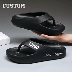 รองเท้าแตะฟลิปฟลอปแบบสปอร์ตพิมพ์ลายโลโก้ตามสั่งสำหรับฤดูร้อน รองเท้าแตะชายหาดแฟชั่นสำหรับ<span class=keywords><strong>ผู้ชาย</strong></span>และผู้หญิง รองเท้าแตะแบบสวม รองเท้าแตะอีวา รองเท้าแตะฟลิปฟลอปแบบสั่งทำ - Product Image 1