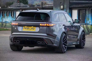 Pour <span class=keywords><strong>Land</strong></span> <span class=keywords><strong>Rover</strong></span> Velar kit de carrosserie large Velar mises à niveau LUMA style diffuseur de lèvre avant jupe latérale kit de carrosserie large - Product Image 3