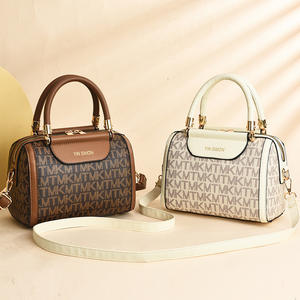 <span class=keywords><strong>2025</strong></span>女式高档休闲PU拉链手提包波士顿风格斜挎包大容量新时尚 - Product Image 4