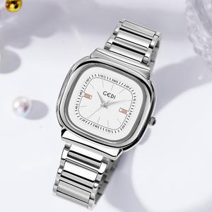 Reloj de Moda para Mujer, Cuadrado, de Cuarzo, con Esfera Grande, de Acero Inoxidable, Resistente al Agua, en Oferta - Product Image 3