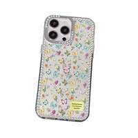 Coques de téléphone antichoc transparentes à paillettes papillons pour iPhone 17 Air 16 Plus Pro Max 15 14 13 12 11 – Housse de protection