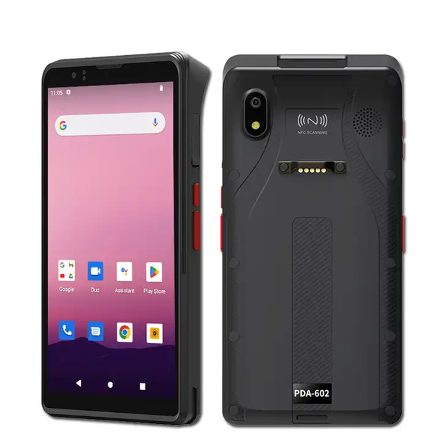 Rugged PDA 4G WIFI NFC 1D 2D Barcode Scanner Camera Android10 5.7inch Portable Handheld Termina PDA T60