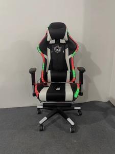 Chaise de jeu Red Racing Design Rgb 1 pièce chaise élévatrice pivotante en cuir synthétique pour bureau <span class=keywords><strong>PC</strong></span> ordinateur pour les jeux - Product Image 2