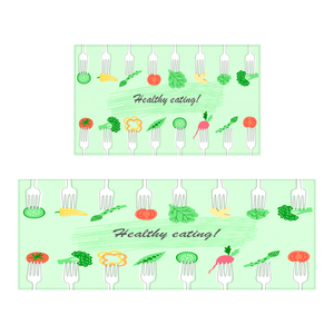 Modern Kitchen <strong>Rugs</strong> Custom Printed Non-Slip Cushioned Flooring Mats Custom Woven <strong>Stand</strong> and Washable Kitchen Mats - Product Image 4