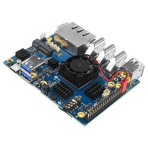 Orange <span class=keywords><strong>Pi</strong></span> 5 Plus Dedizierter Lüfter und Kühlkörper aus Aluminiumlegierung Aktiver und Passiver Kühler mit Wärmeleitpads für OPI 5 Plus - Product Image 4