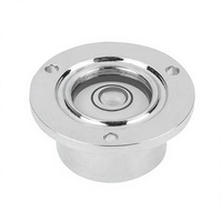Niveau à bulle rond K1154 avec bride de montage D1=28 H=14, Forme: Laiton, Composant: Polyamide, D=40, E30'