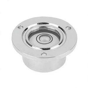 Niveau à bulle rond K1154 avec bride de montage D1=28 H=14, Forme: Laiton, Composant: Polyamide, D=40, E30' - Product Image 3