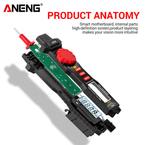 Multimètre numérique de type stylo ANENG A3004, 4000 points, tension AC/DC sans contact, résistance, capacité, test de diode, test de continuité - Product Image 5