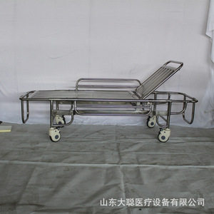 Camilla de Elevación de Acero Inoxidable 1950x600mm con Altura Ajustable y Soporte para Suero, Uso Hospitalario - Product Image 4