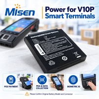 FEITIAN DAYANG V10P 3.8V 4000mAh Baterai Li-ion untuk Pembayaran POS Biometrik PDA Pengumpul Data Perangkat Terminal Pintar Genggam
