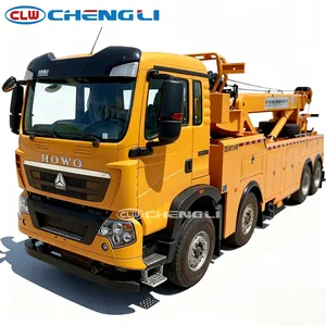 Camión Grúa Pesada HOWO 8X4 con Cabrestante de 80t para Recuperación de Tractores y Cargas Sobredimensionadas - Product Image 6