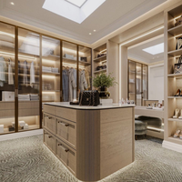 Armoire coulissante en bois massif, haute brillance, résistante à l'humidité, écologique, pour la décoration intérieure d'hôtel, livraison efficace