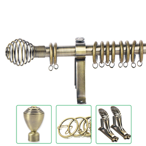 Accessoires décoratifs pour tringles à rideaux en résine, embouts de <span class=keywords><strong>tringle</strong></span>, <span class=keywords><strong>tringle</strong></span> à rideaux flexible pour supermarché, Inde - Product Image 3