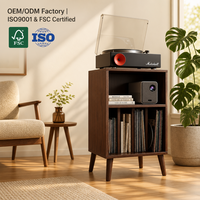 Support pour tourne-disque, capacité de 160 disques, pour le rangement de vinyles, livres, étagère pour enfants et présentoir