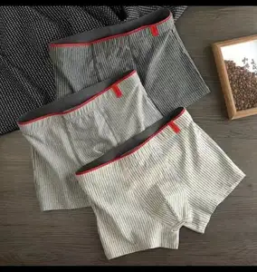 Calzoncillos boxers personalizados para hombre, calzoncillos de algodón con encaje para dama, ropa interior para hombre