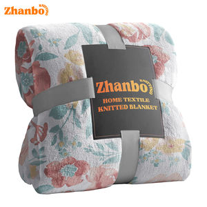 ผ้าห่มสักหลาดอ่อนที่ผ่านการรับรอง OEKO-TEX และ bsci เหมาะสำหรับซูเปอร์มาร์เก็ตในยุโรป - Product Image 1