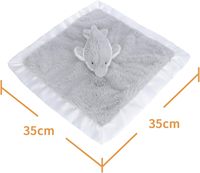Couverture de sécurité pour bébé garçon et fille, animaux marins mignons, dauphin en peluche, rembourrage en coton PP, couverture douce en peluche pour bébés