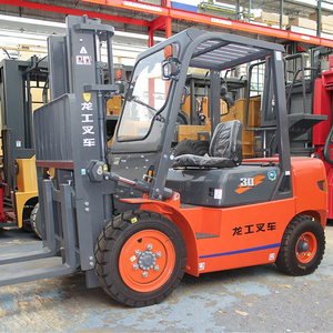 Montacargas Diésel Lonking de 3 Toneladas, Color Rojo, con Pantalla Frontal, Certificado ISO/<span class=keywords><strong>SIQ</strong></span>, 1 Año de Garantía, Nuevo, Mástil de Una/Dos/Tres Etapas - Product Image 4