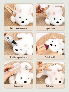 Jouet <span class=keywords><strong>de</strong></span> rôle pour enfants, ensemble <span class=keywords><strong>de</strong></span> <span class=keywords><strong>docteur</strong></span> en bois pour animaux <span class=keywords><strong>de</strong></span> compagnie, simulation <span class=keywords><strong>de</strong></span> soins aux chiens, jouets éducatifs en bois pour enfants - Product Image 4