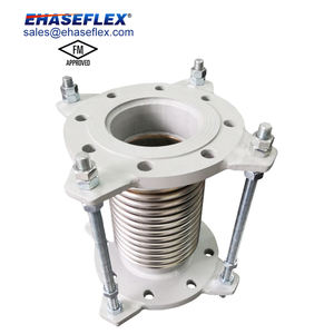 Endüstriyel boru için FM sertifikalı eksenel paslanmaz çelik körüklü genleşme eki ağır hizmet tipi korozyona dayanıklı kompantor - Product Image 4