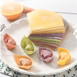 เครื่องห่อแป้งเครื่องทำแผ่นเกี๊ยวอัตโนมัติสายการผลิตเชิงพาณิชย์ - Product Image 2