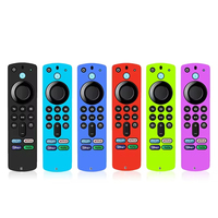 Housse de protection en silicone pour télécommande Amazon Fire TV Stick 4K, télécommande vocale Alexa 3e génération, étui en silicone