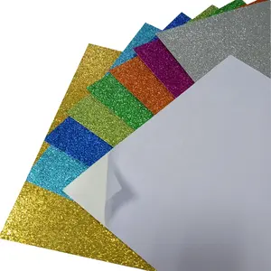 Carte papier à paillettes auto-adhésive 12x12 ", 1000 pièces, 200gsm